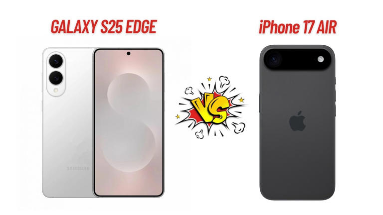 Samsung Galaxy Edge 25 vs. iPhone 17 Air: The Thin Is In—Here’s How the 2025 Flagships Stack Up