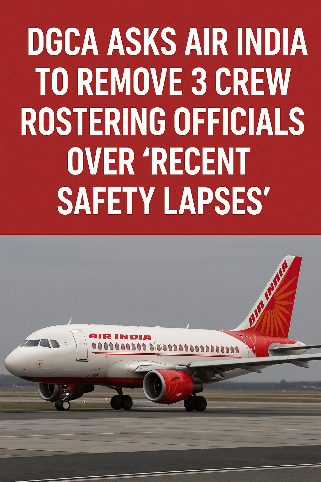 ✈️ Air India Faces DGCA Heat