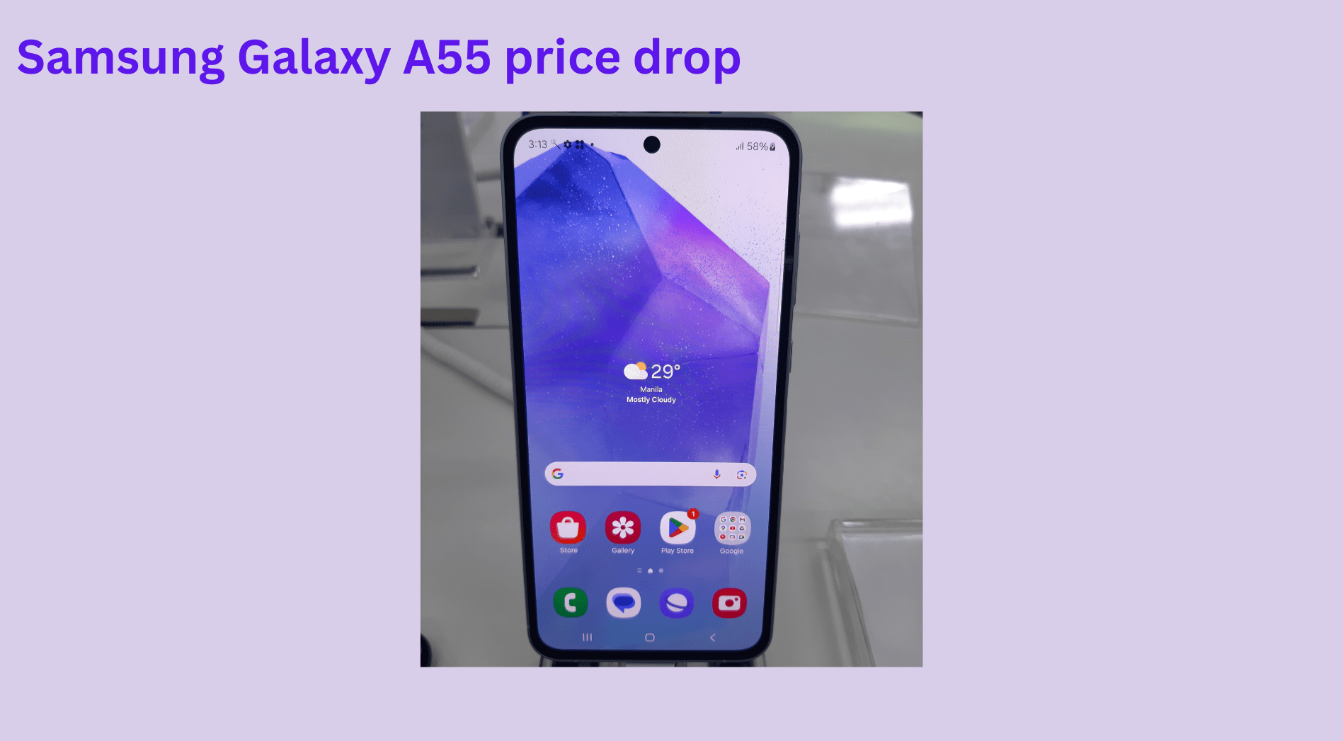 Samsung Galaxy A55 price drop 1