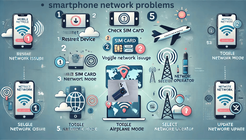 smartphone network problems